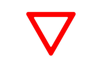 What are you required to do when the following road sign is placed? Picture for question 534